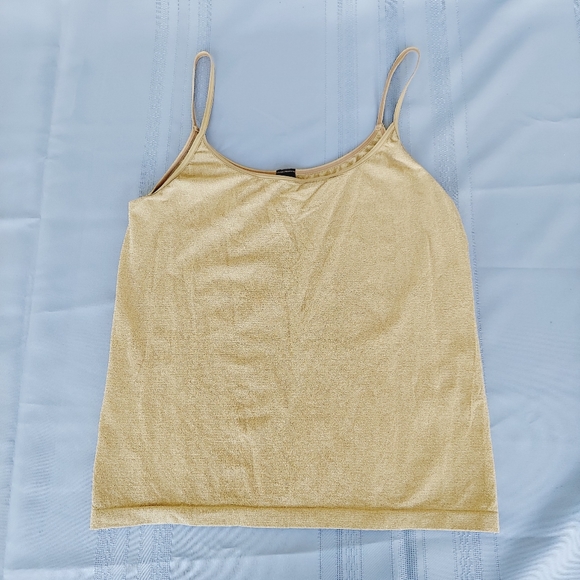 The Limited Gold Metallic Camisole Size Large - Picture 1 of 6